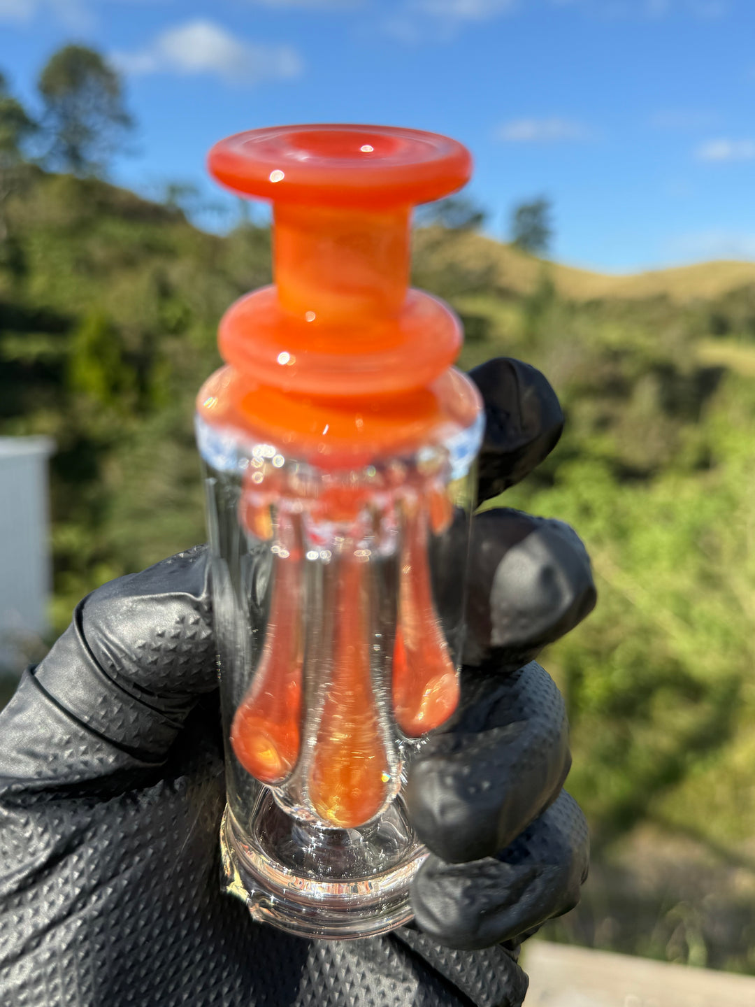Uzzi Glass Puffco Drip Jammer  -Orange