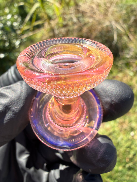Yeti Glass Puffco Proxy Core Dry Top - Gold Fumed