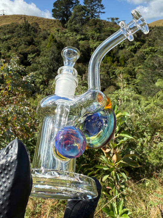 Beerglass Chaos Medallion Mini Rig - Orange/Multicoloured #2