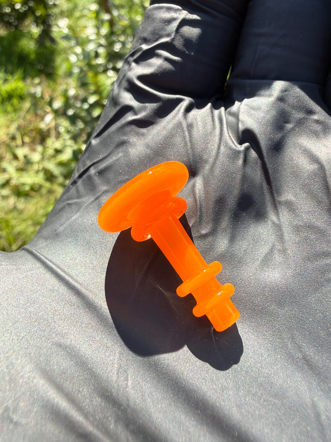 Yeti Glass Puffco Peak Dry Top/Joystick Set - Orange