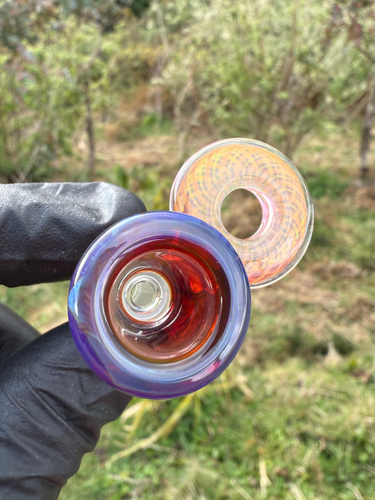 Empirical Glass Slide 14mm Fumicello - Amber Purple