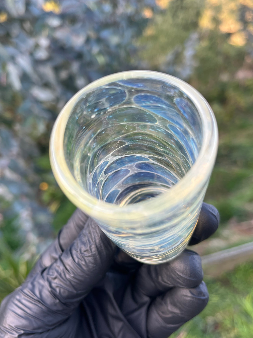 Jargo Glass Shot Glass - Silver Fumed #1