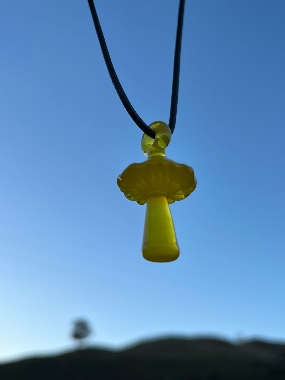 Jamie Clement Shroom Pendant - Pineapple Juice #1