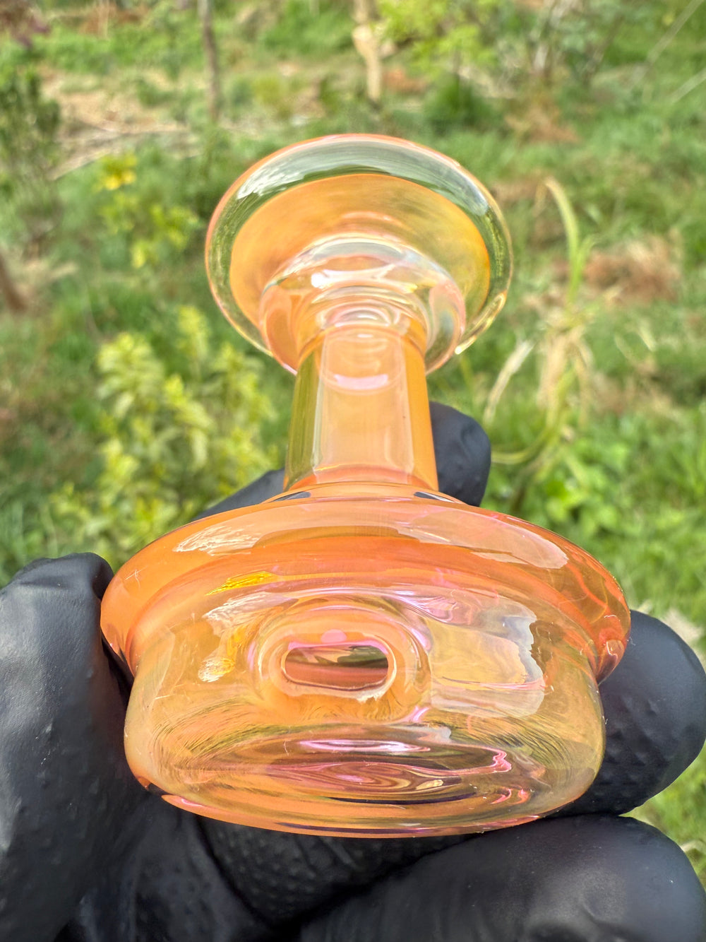 Yeti Glass Puffco Peak Dry Top - Gold Fumed #2