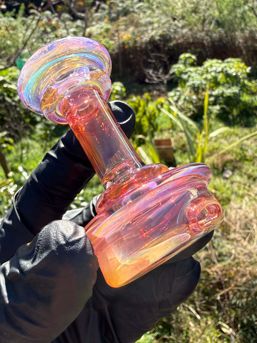 Yeti Glass Puffco Peak Dry Top - Gold Fumed #3