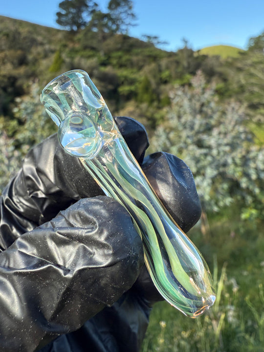 Kaigo Glass One Hitter - Silver Fumed #4