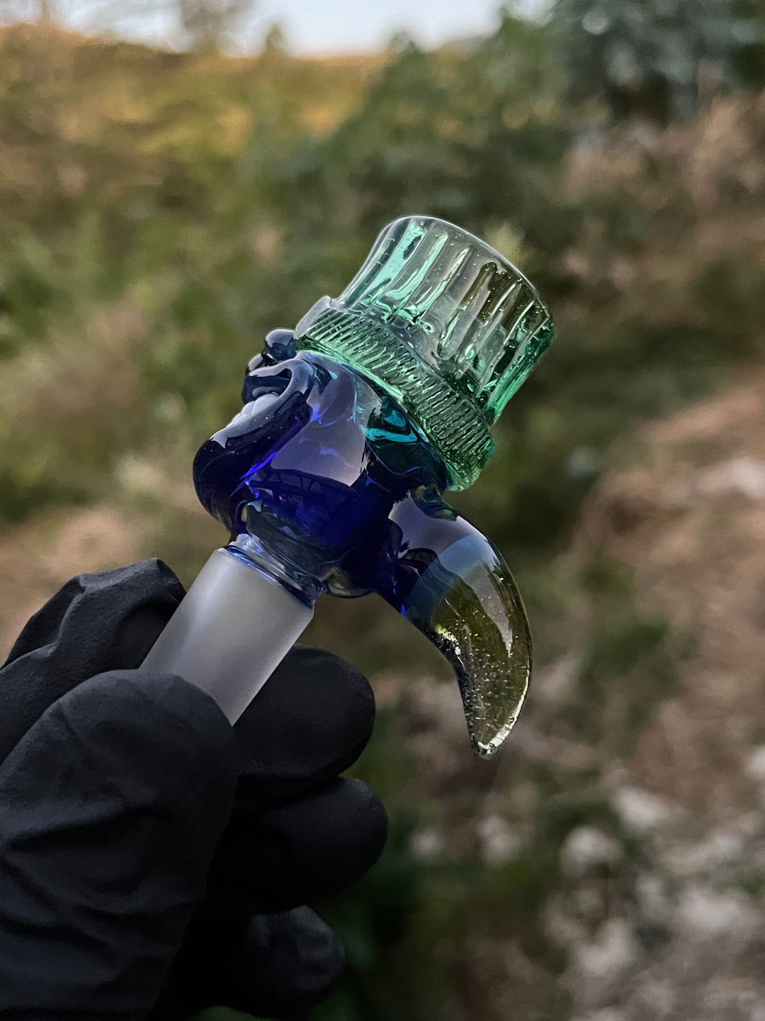 Wyrdglass Goblin Beanie Slide - Cobalt/Hydra CFL