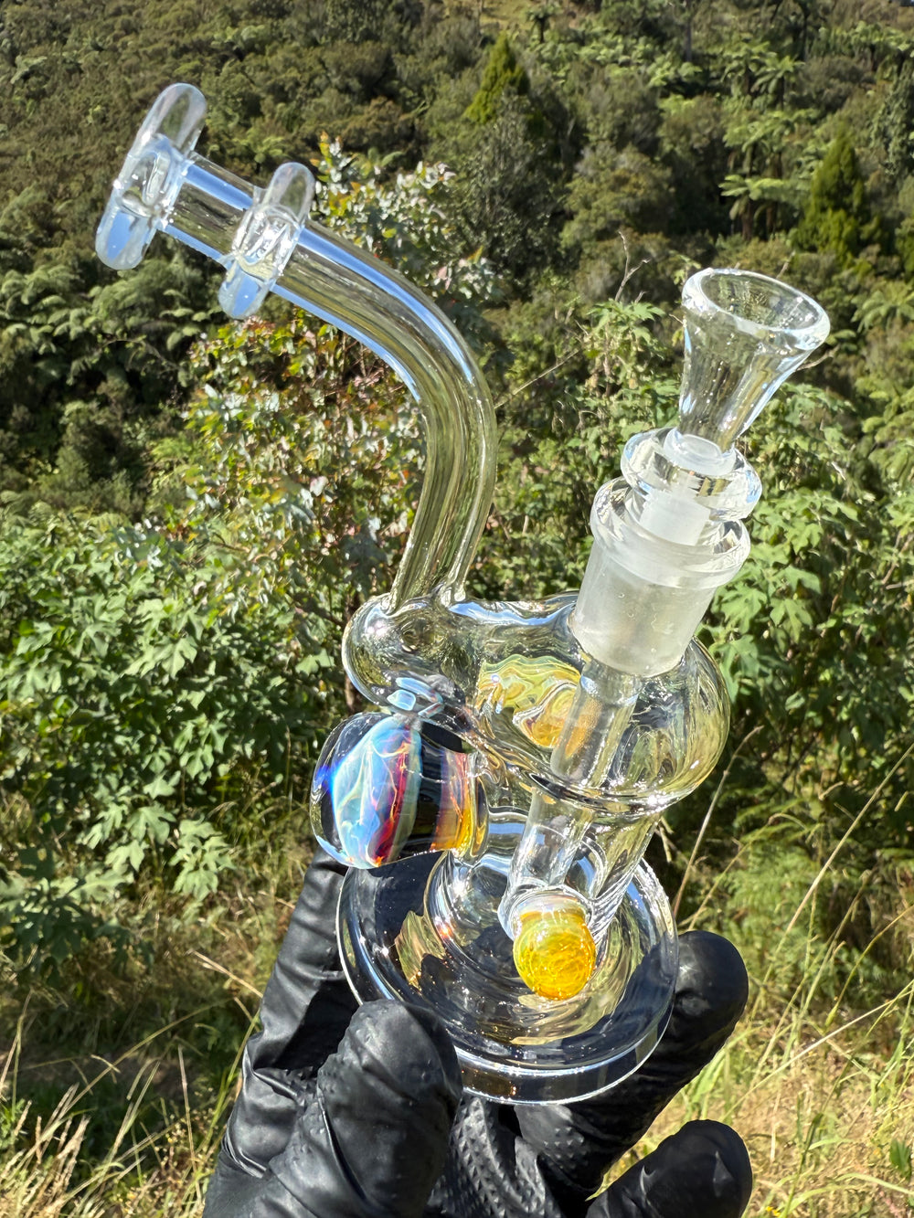 Beerglass Chaos Medallion Mini Rig - Orange/Multicoloured #3