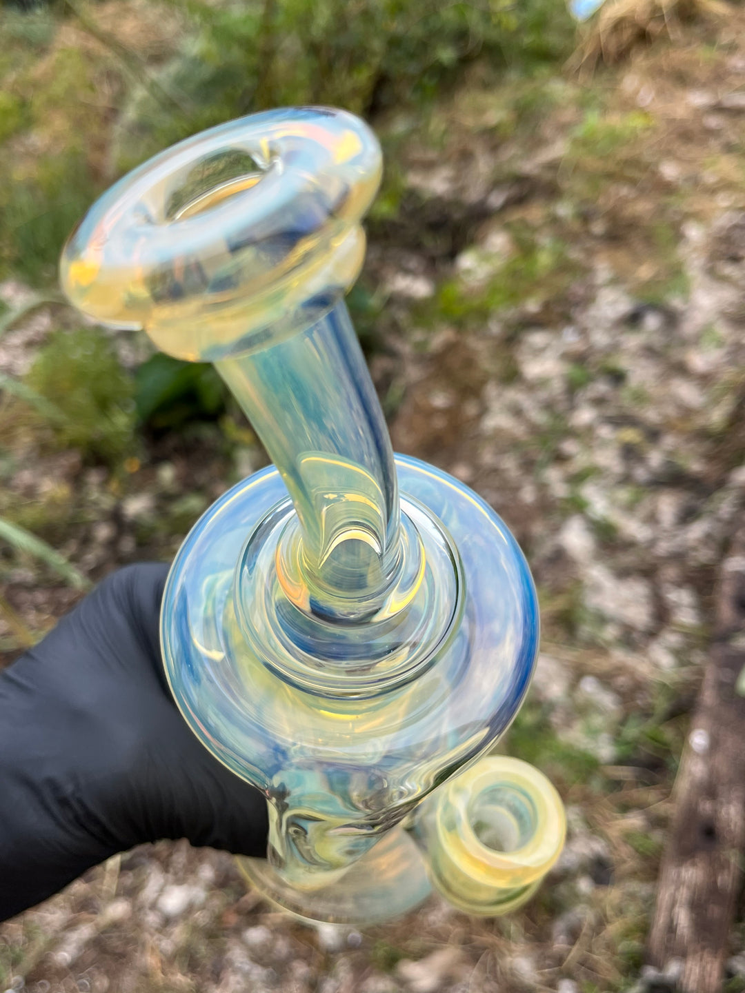 Yeti Glass Double Uptake Klein - Silver Fumed