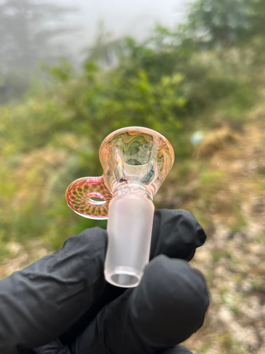 Empirical Glass Slide 14mm Fumicello - Rainbow Fume Wigwag