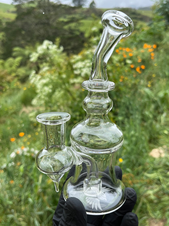 The Glass Bandit Banger Hanger #4 - Clear