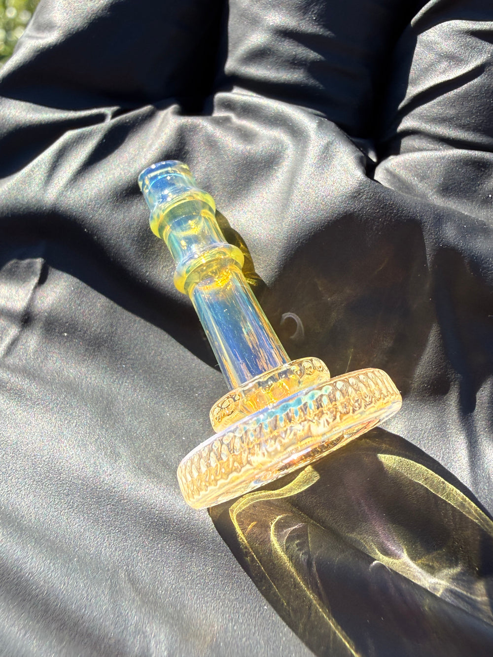 Yeti Glass Puffco Peak Joystick - Silver Fumed #1
