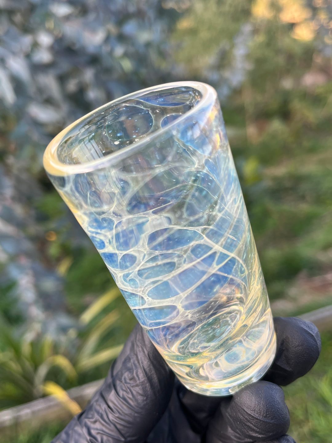 Jargo Glass Shot Glass - Silver Fumed #1