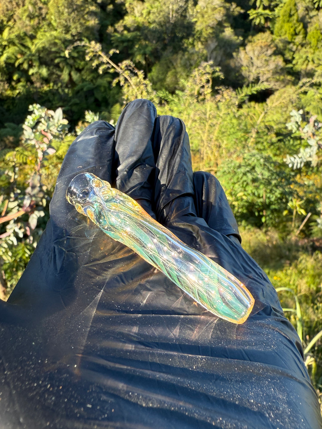 Kaigo Glass One Hitter - Silver Fumed #3