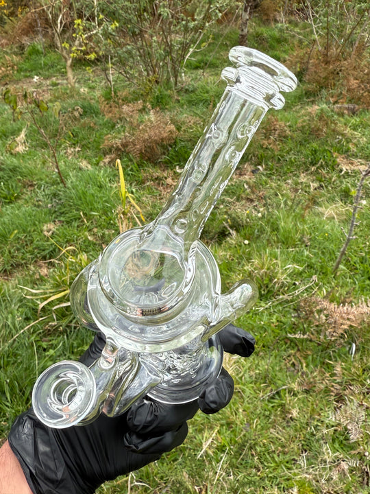 23Glass - Floating Body Klein Recycler Straight Neck