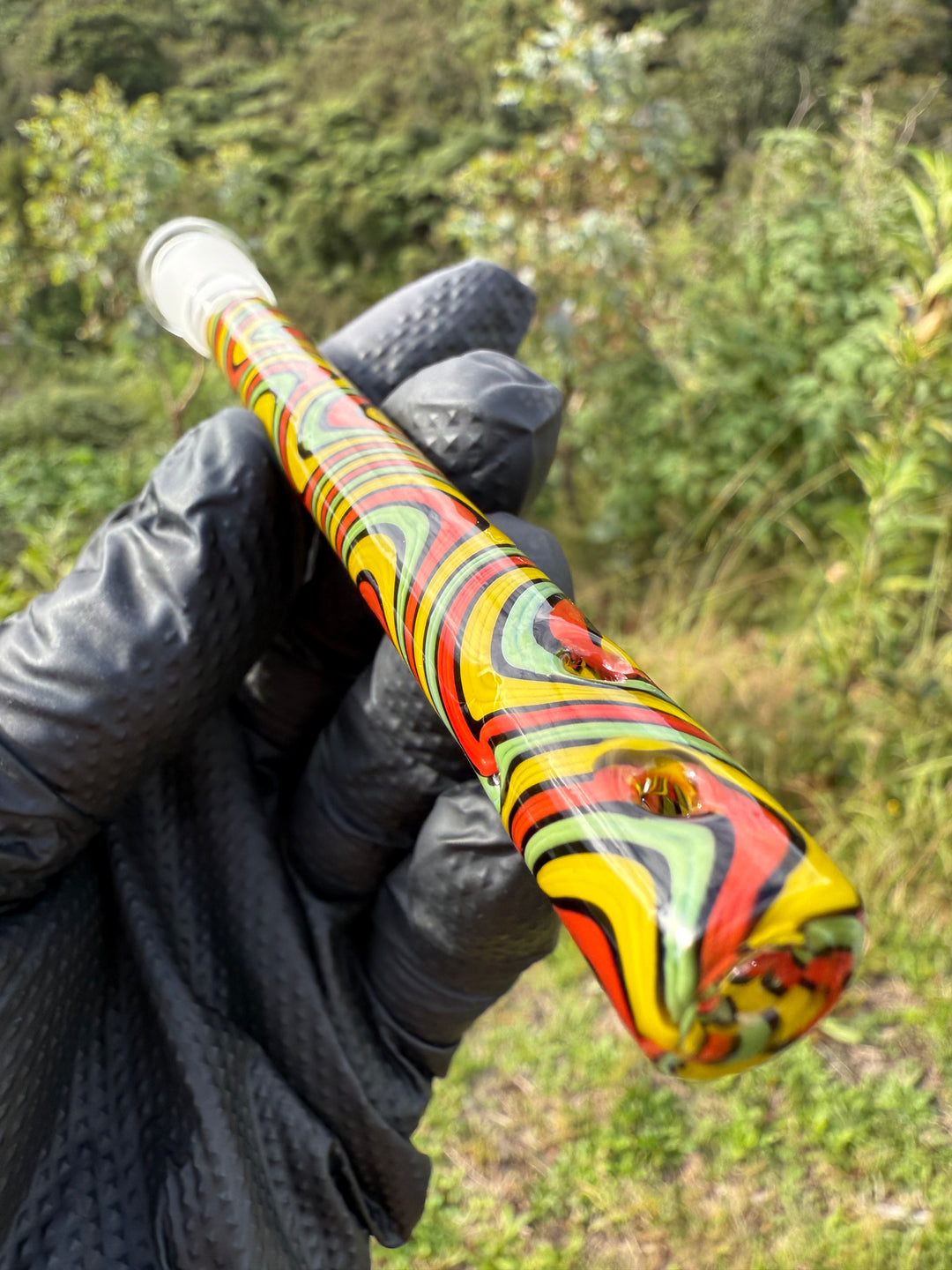 Jamie Clement Glass Collaboration   Downstem - Rasta