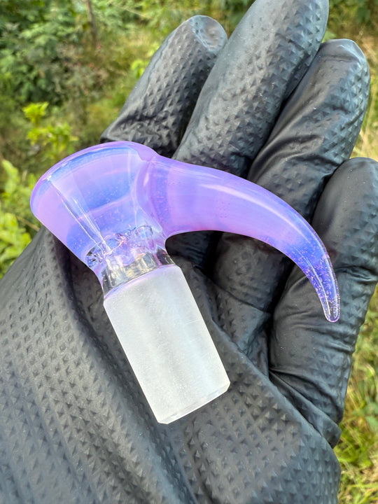 Uzzi Glass Stemline To Imperial Bent Neck Tube - Pink Slyme