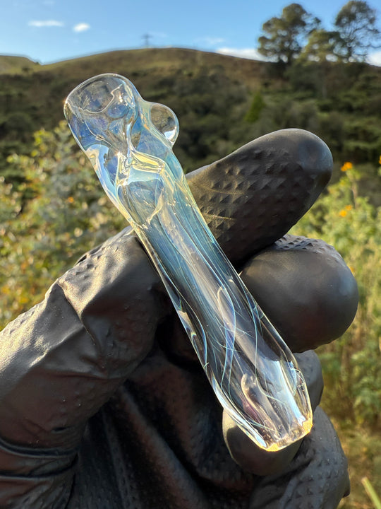 Kaigo Glass One Hitter - Silver Fumed #1