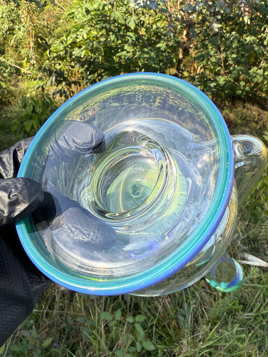 Uzzi Glass Two Tone Tubecycler Set - Green Energy/Sonic