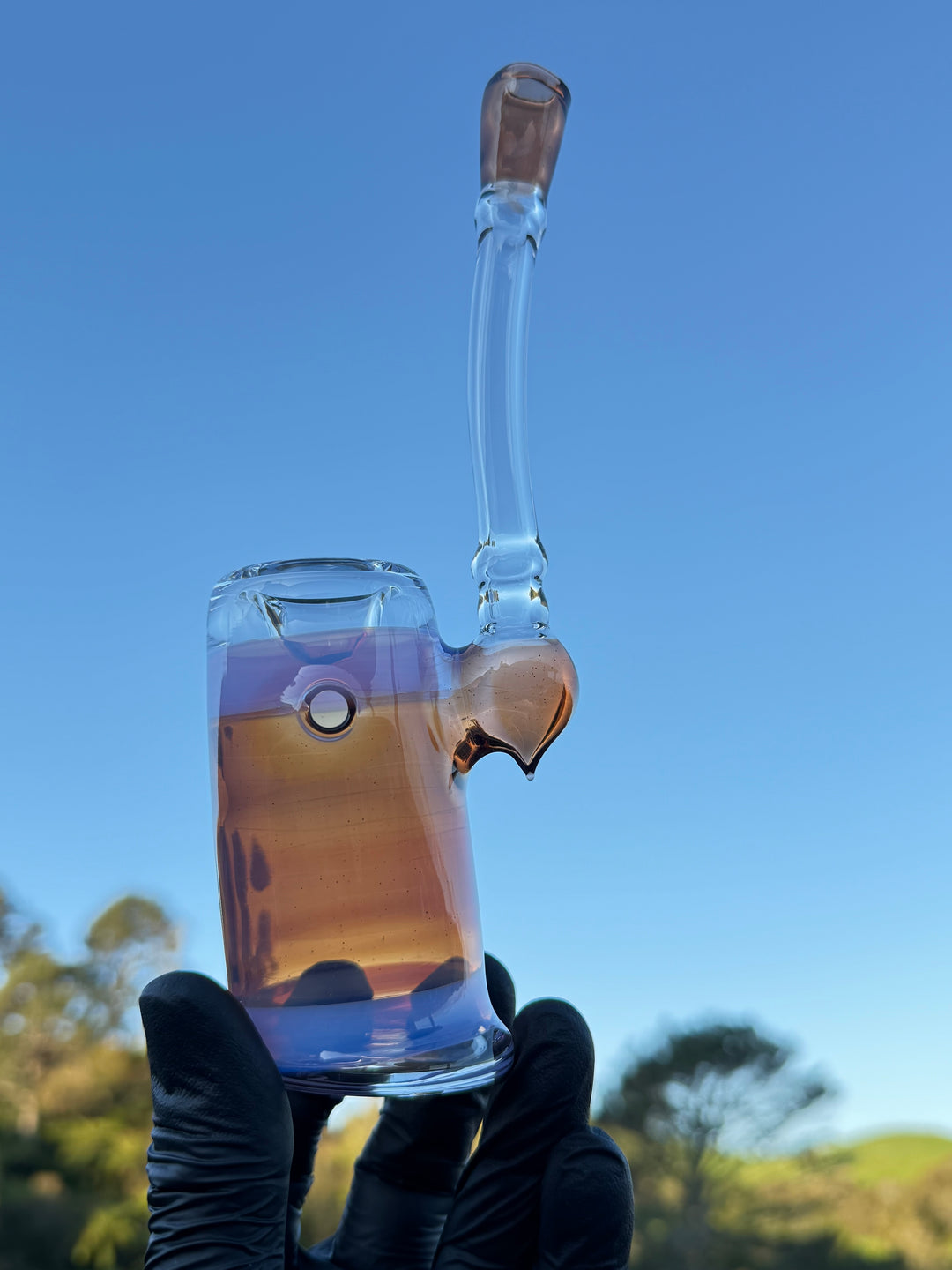 Jamie Clement Wand Rig - Pink Slyme/Chocolate Opal