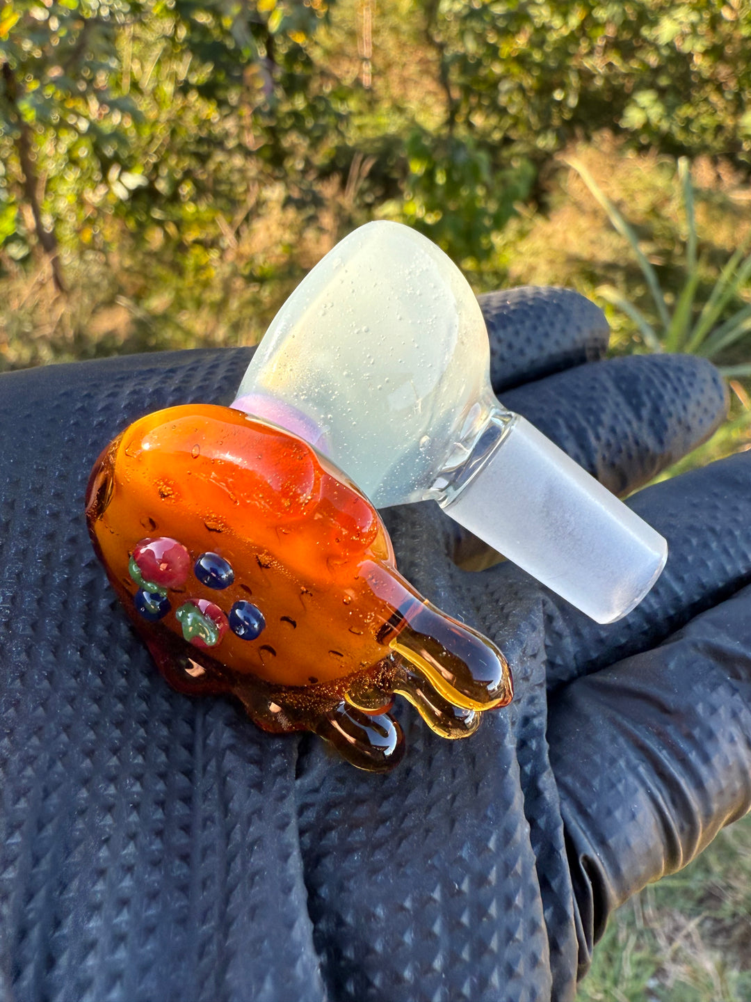 Waffle Glass Slide - Waffle Handle