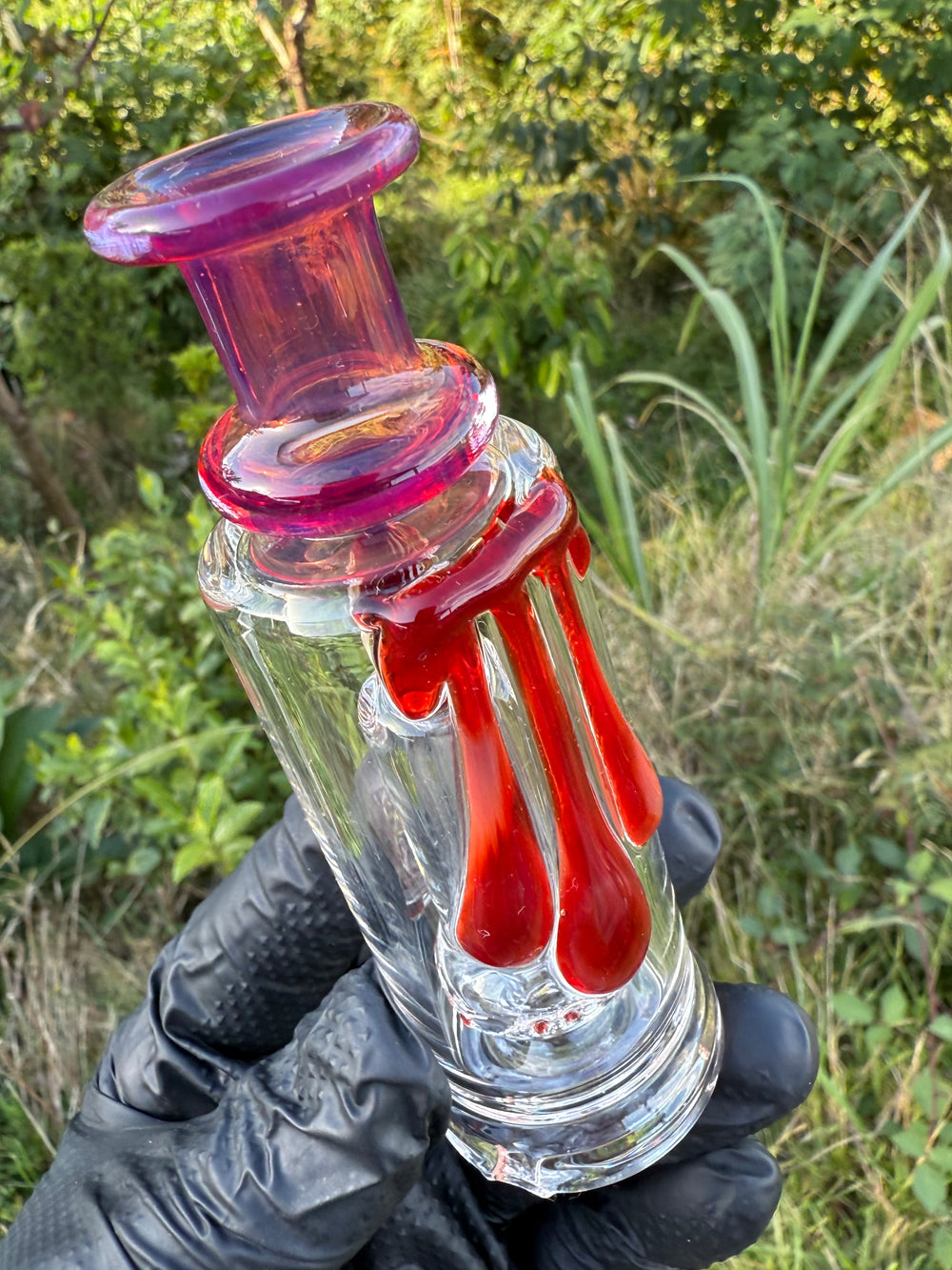 Uzzi Glass Puffco Drip Jammer  - Multicoloured
