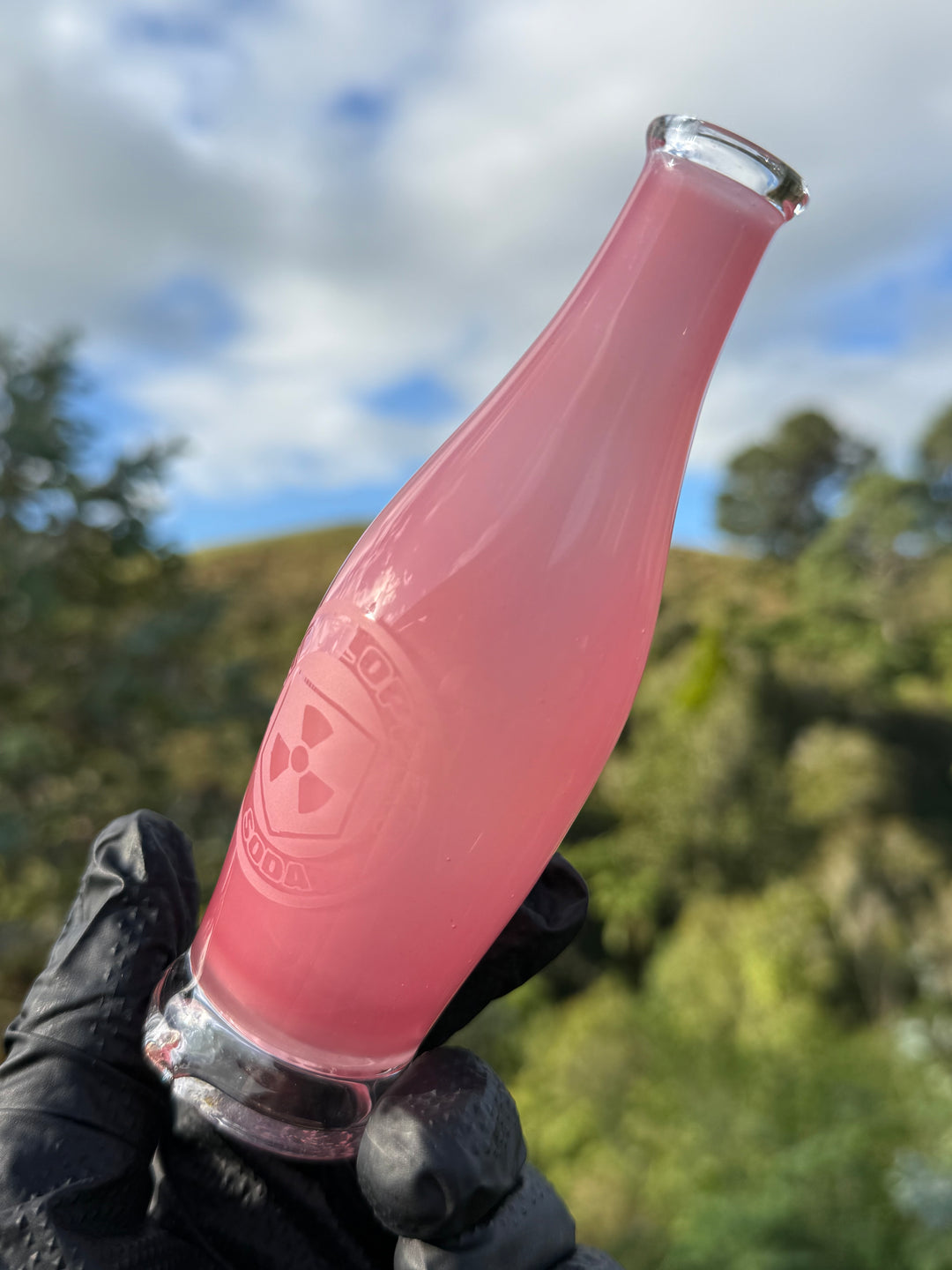 Uzzi Glass Puffco Phd Flopper Jammer  - Pink