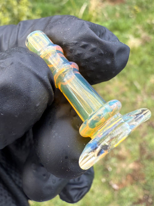 Yeti Glass Puffco Peak Joystick - Silver Fumed #3