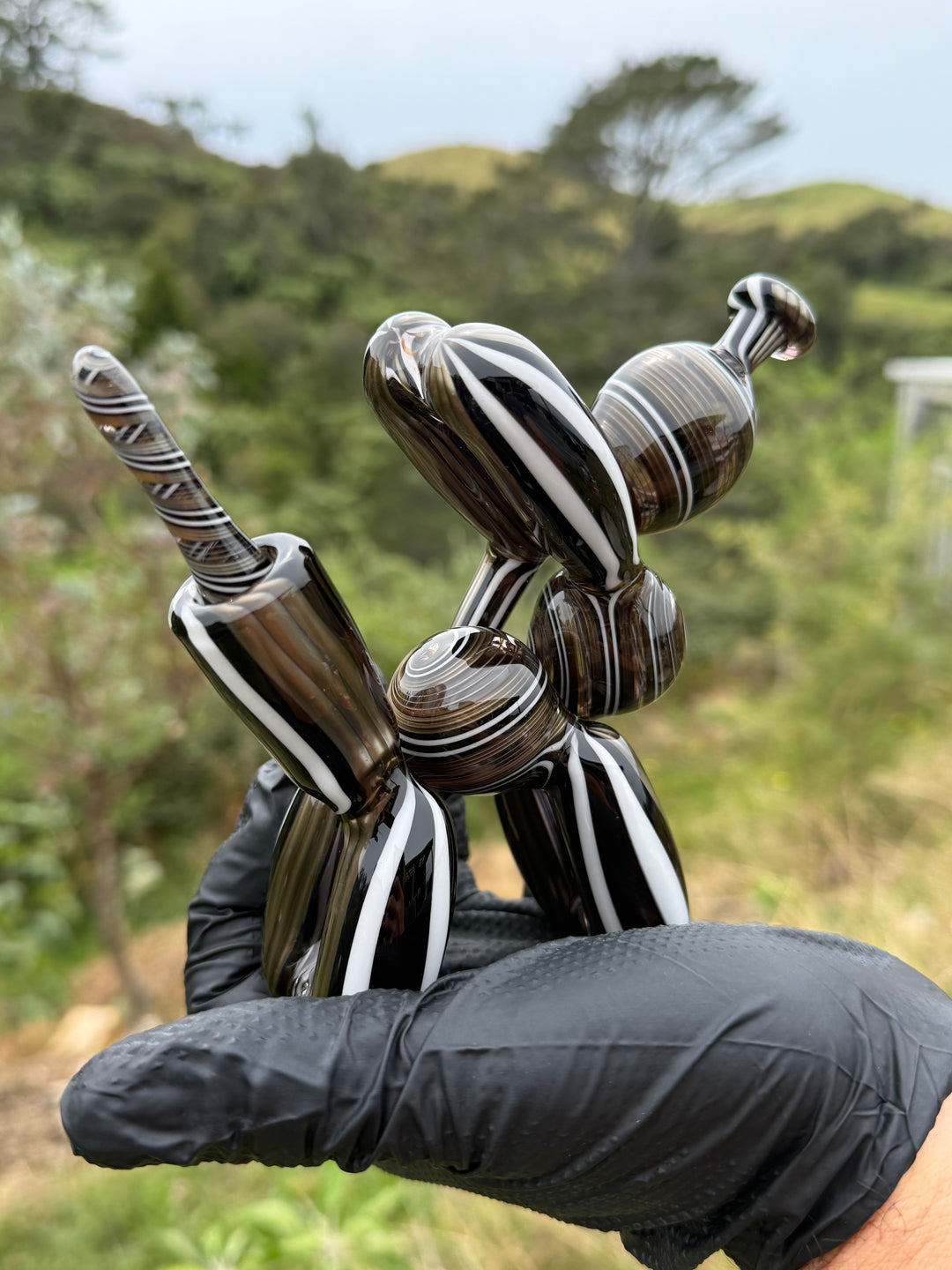 Blitzkriega Balloon Dog Recycler - Black/White/Multicolour