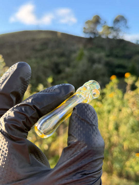 Kaigo Glass One Hitter - Gold/Silver Fumed #2