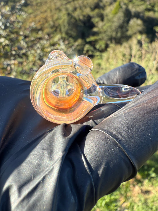 Jims Glass Blowing 18mm Slide - Gold Fumed