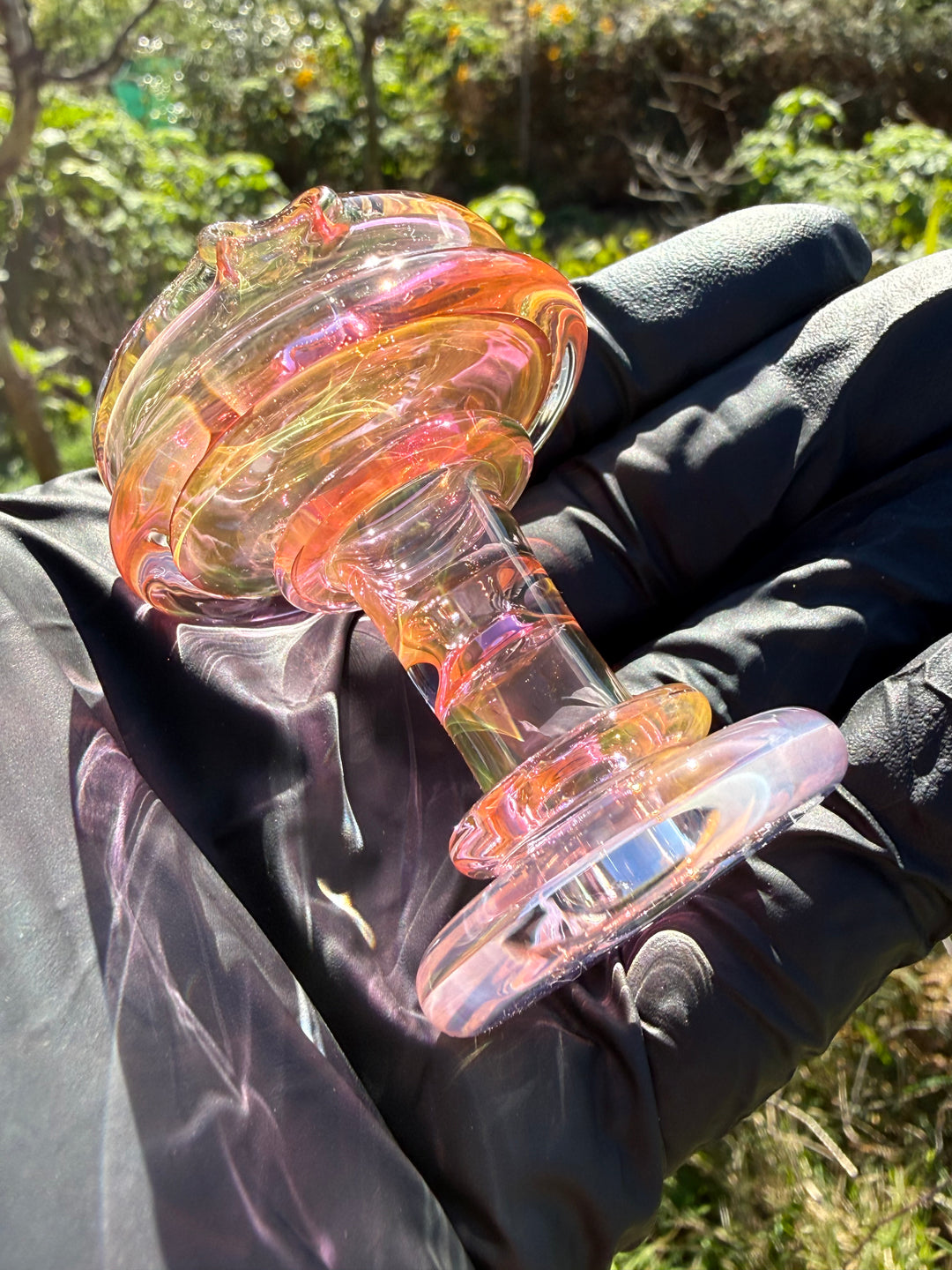 Yeti Glass Puffco Peak Dry Top - Gold Fumed #2