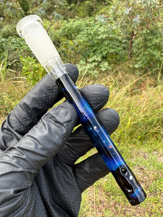 Jamie Clement Glass Collaboration Downstem - Galaxy #5