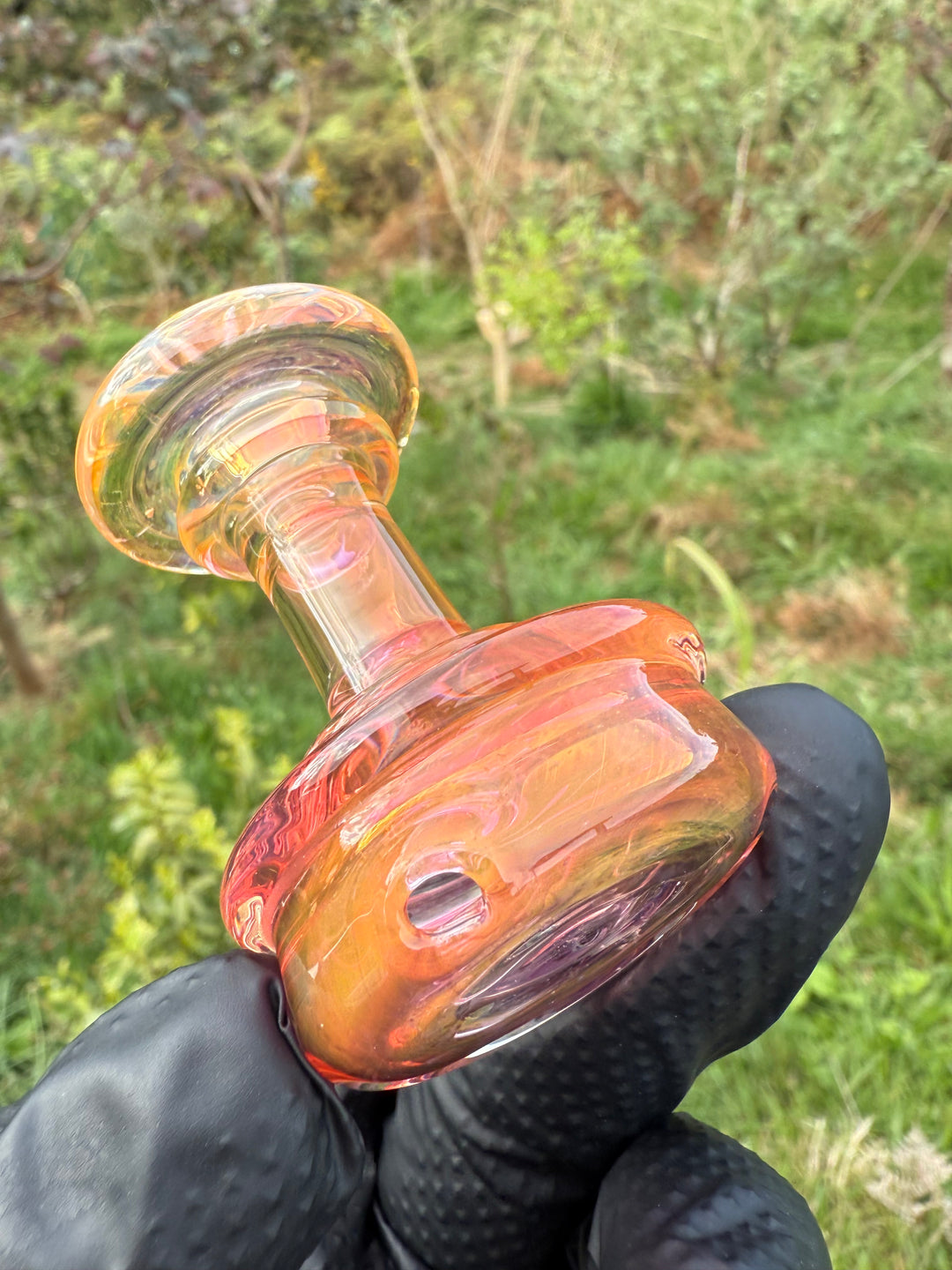 Yeti Glass Puffco Peak Dry Top - Gold Fumed #3