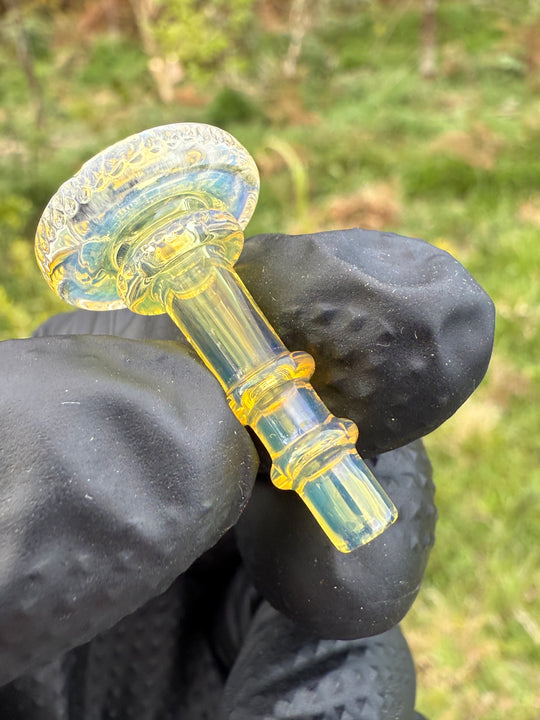 Yeti Glass Puffco Peak Joystick - Silver Fumed #2