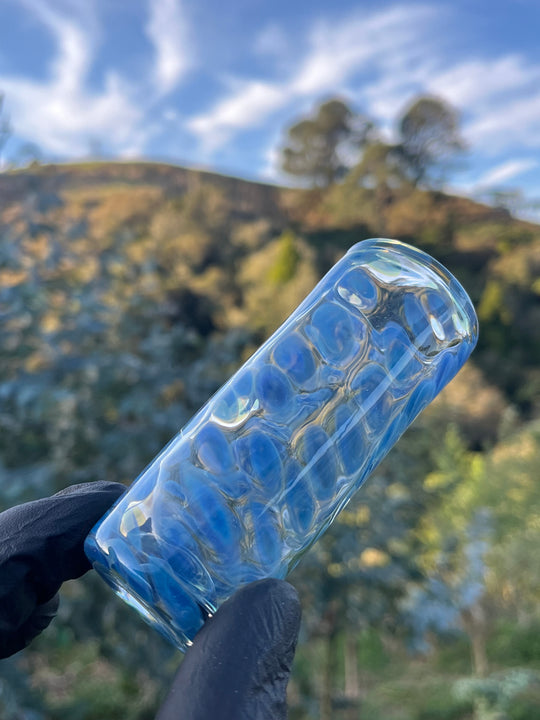 Jargo Glass Shot Glass - Dot Work Irrid Blue