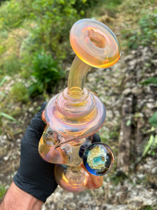 Yeti Glass Double Uptake Klein - Gold Fumed