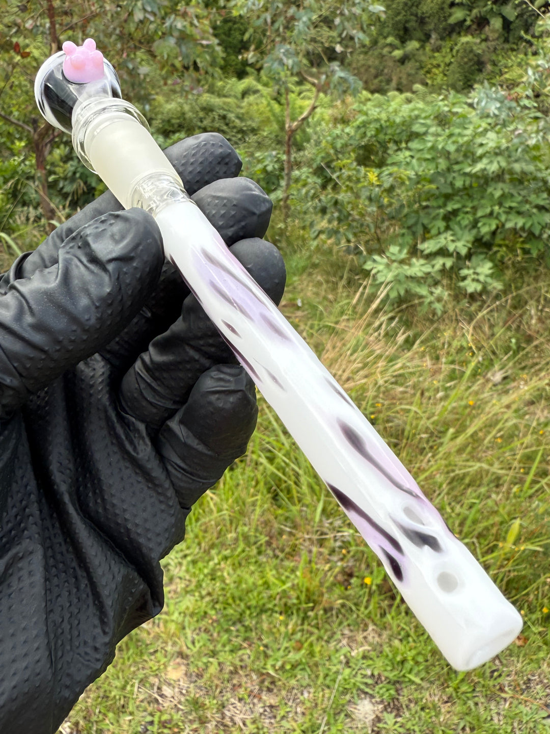 Jamie Clement Glass Collaboration Downstem/Slide - Cow Colour