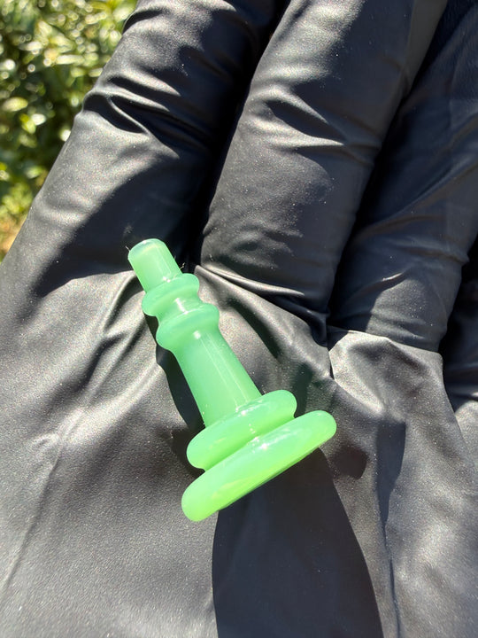 Yeti Glass Puffco Peak Dry Top/Joystick Set - Pine Green