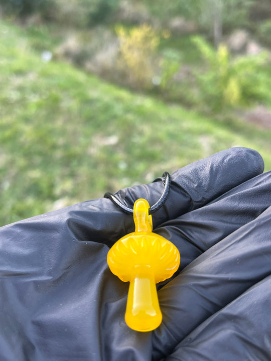 Jamie Clement Shroom Pendant - Pineapple Juice #2