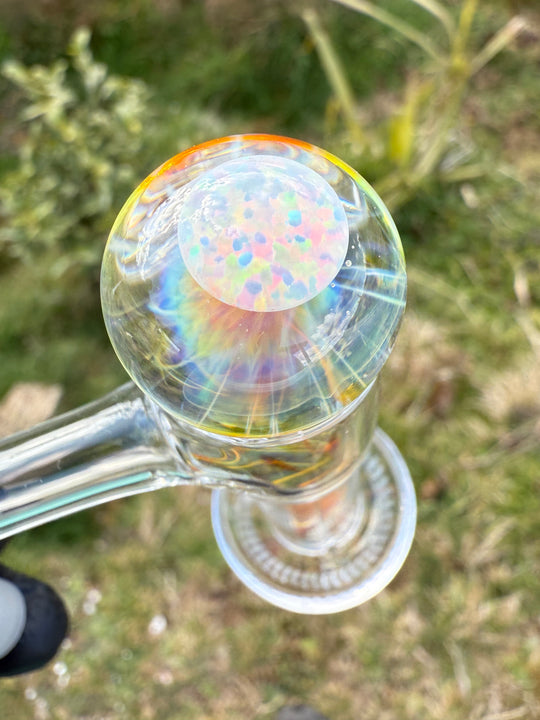 Polar Glass Terp Slurper Set With Opal - Fumed