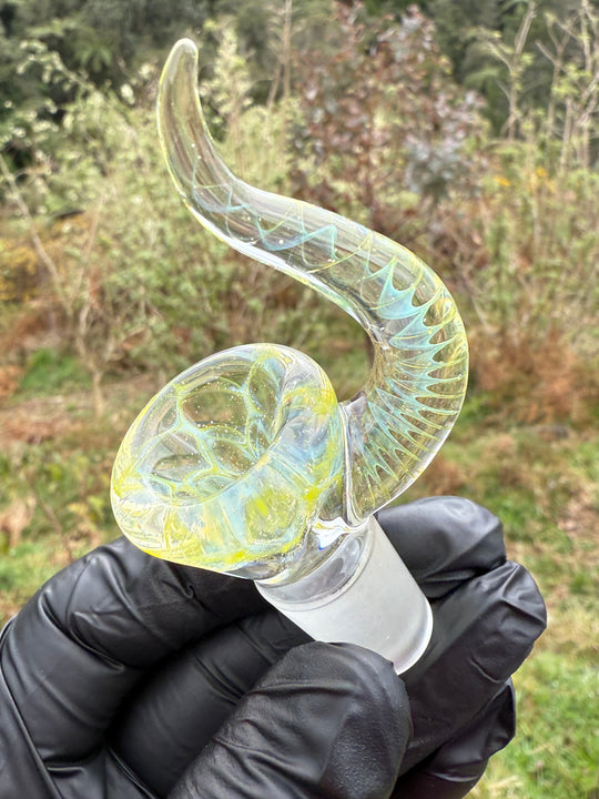 Alex Golovin Slide 18mm Up Horn - Yellow Slyme/Custom/UV