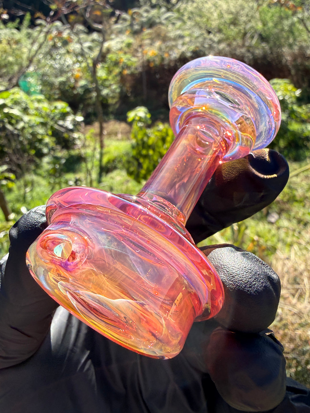 Yeti Glass Puffco Peak Dry Top - Gold Fumed #3