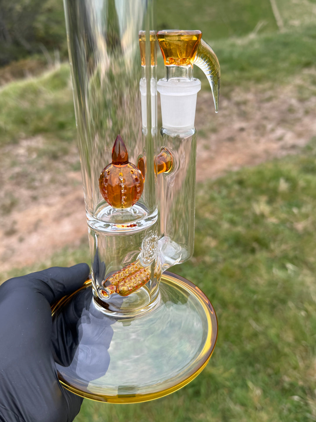 2K Double Inline To 360 Imperial Perc With Slide - Caramelo