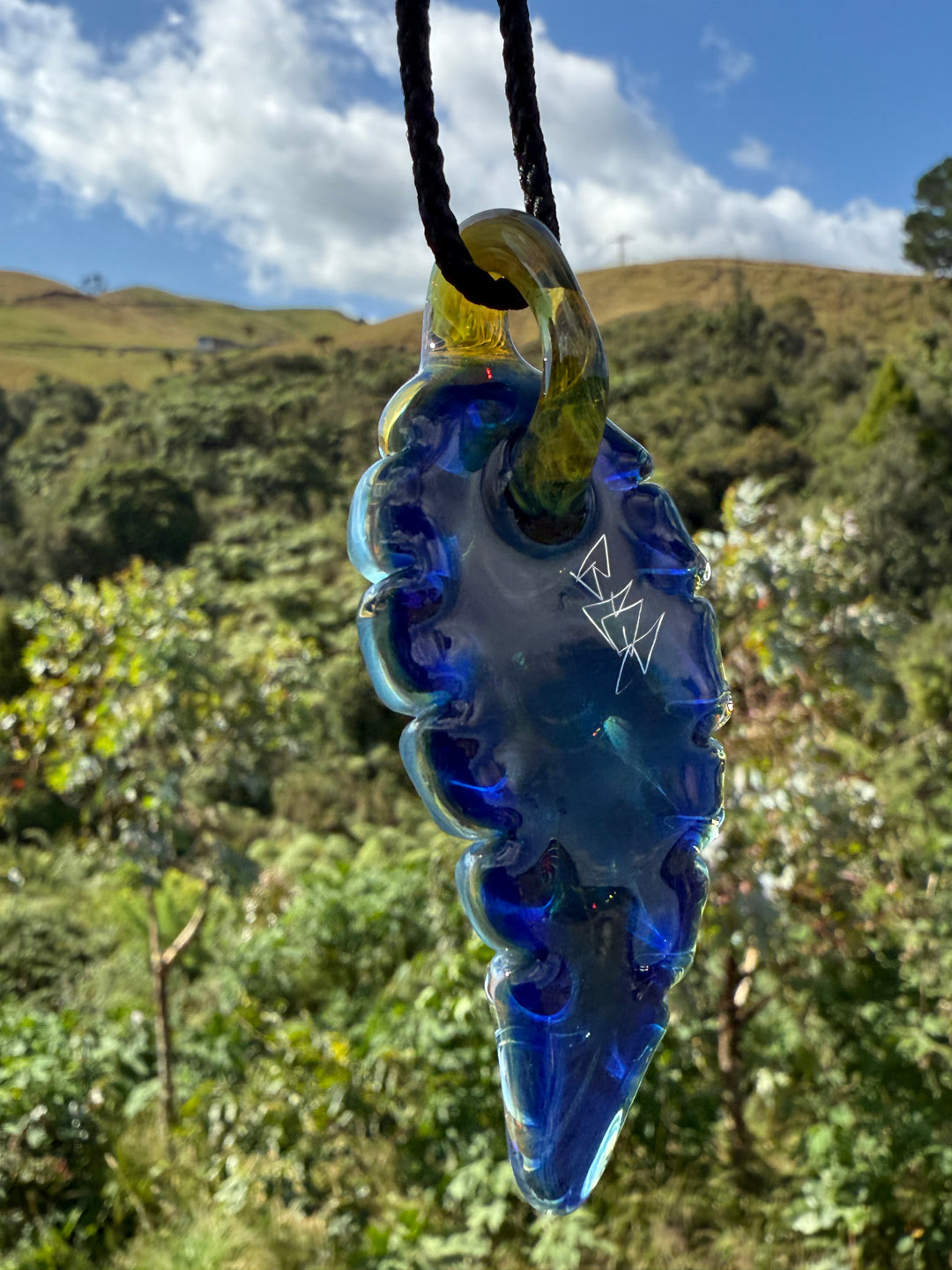 Beerglass Chaos Leaf Pendant - Multicoloured #1