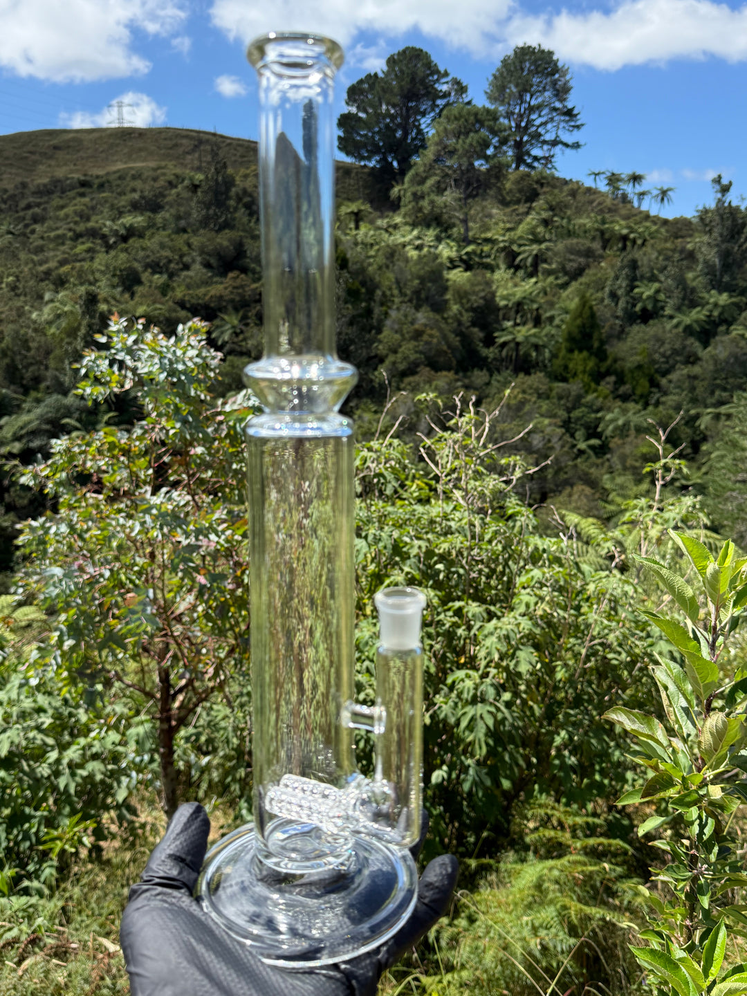 Uzzi Glass Double Inline - Clear