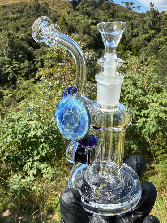 Beerglass Chaos Medallion Mini Rig - Blue Cobalt/Multicoloured #2