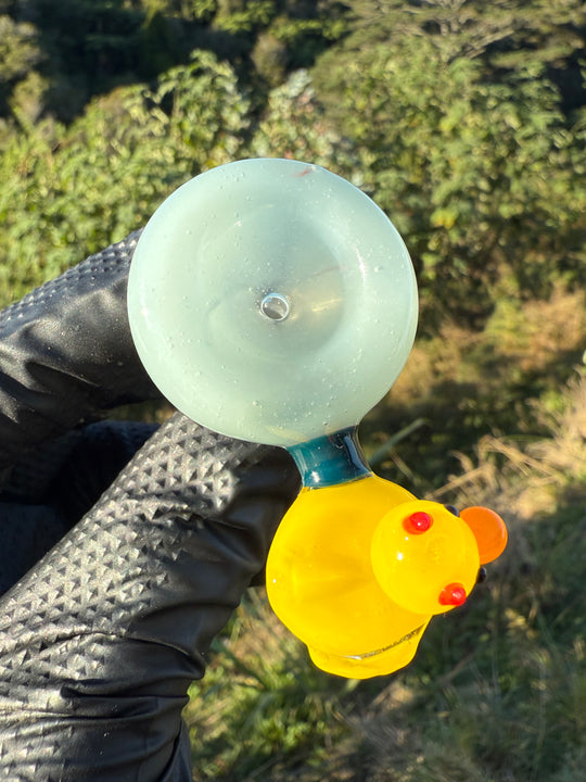 Waffle Glass Slide - Duck Handle
