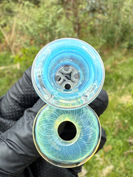 Empirical Glass Grill Perc Tube With Trashcan/Slide - Marina