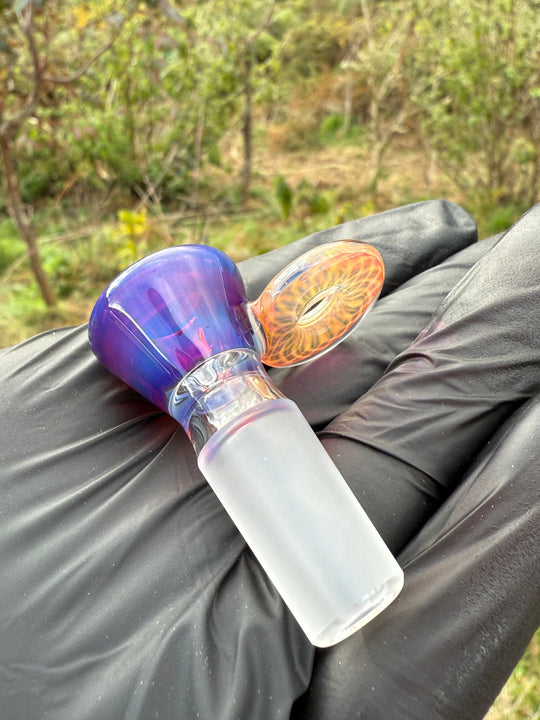 Empirical Glass Slide 14mm Fumicello - Amber Purple